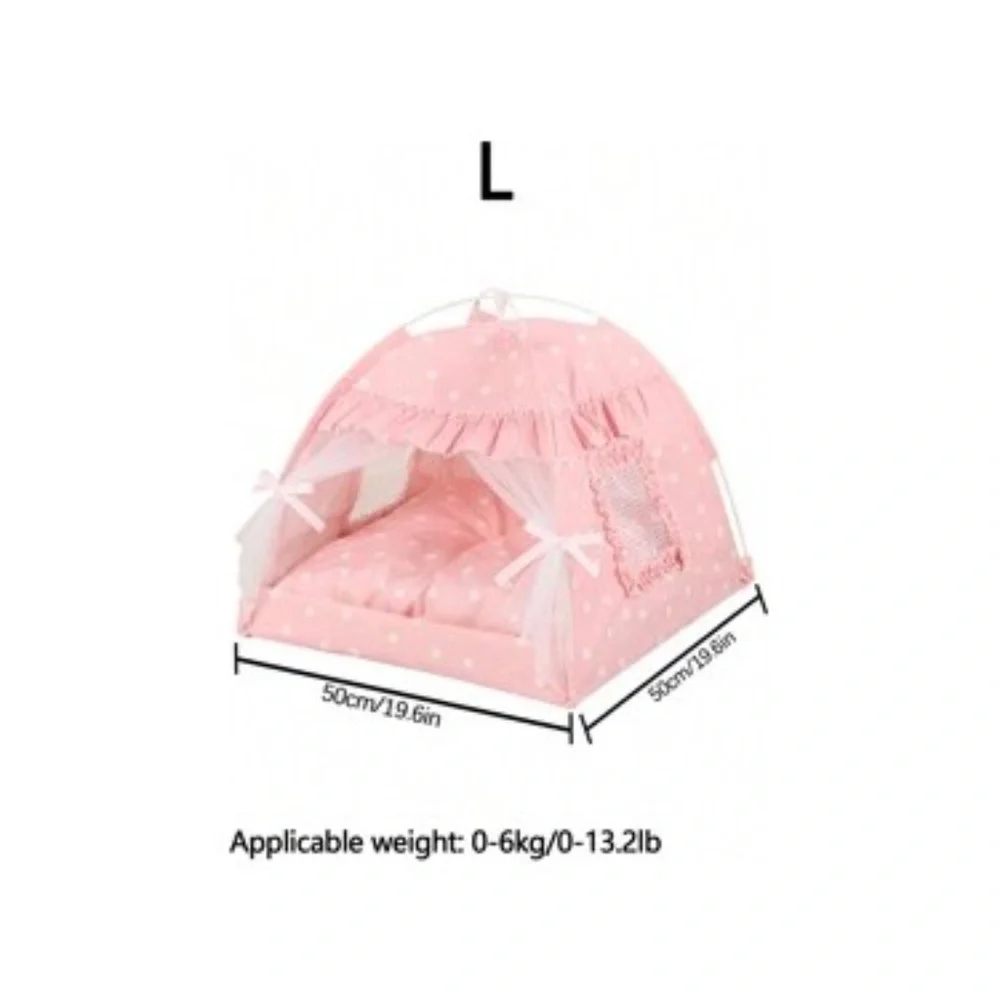 Pink pet bed for small animals